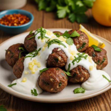 Sarımsaklı Yoğurtlu Köfte