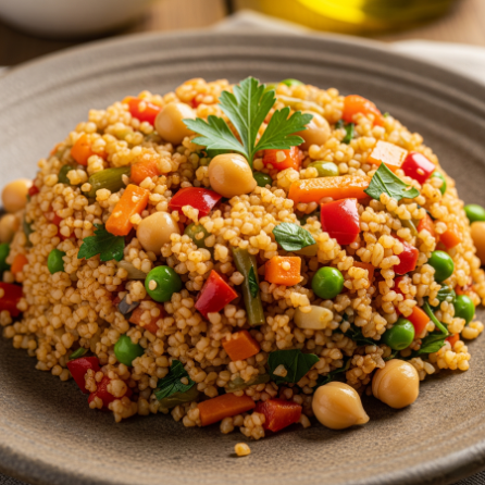 Sebzeli Bulgur Pilavı